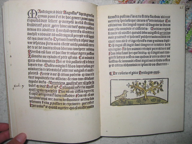 Old text in a newly produced reproduction book