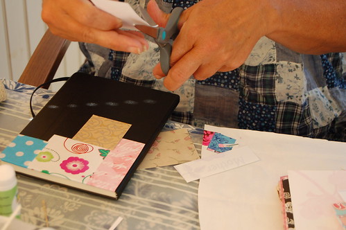 How to make a Paper Patchwork Notebook Cover - tutorial by iHanna  (Photo copyright Hanna Andersson)