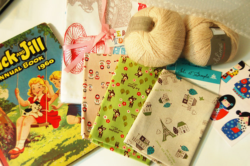 Giveaway gifts I won (Photo Hanna Andersson)