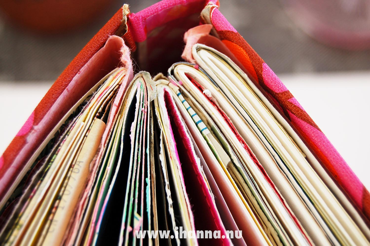 Art journal spine by iHanna - Photo Copyright Hanna Andersson