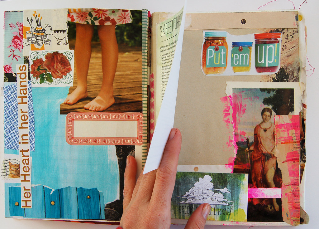 Flip the rules - art journal page by iHanna - Photo Copyright Hanna Andersson