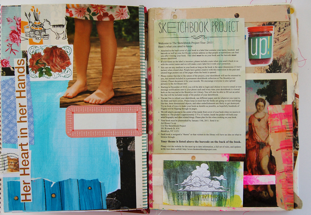 Just as it is - art journal page by iHanna  - Photo Copyright Hanna Andersson