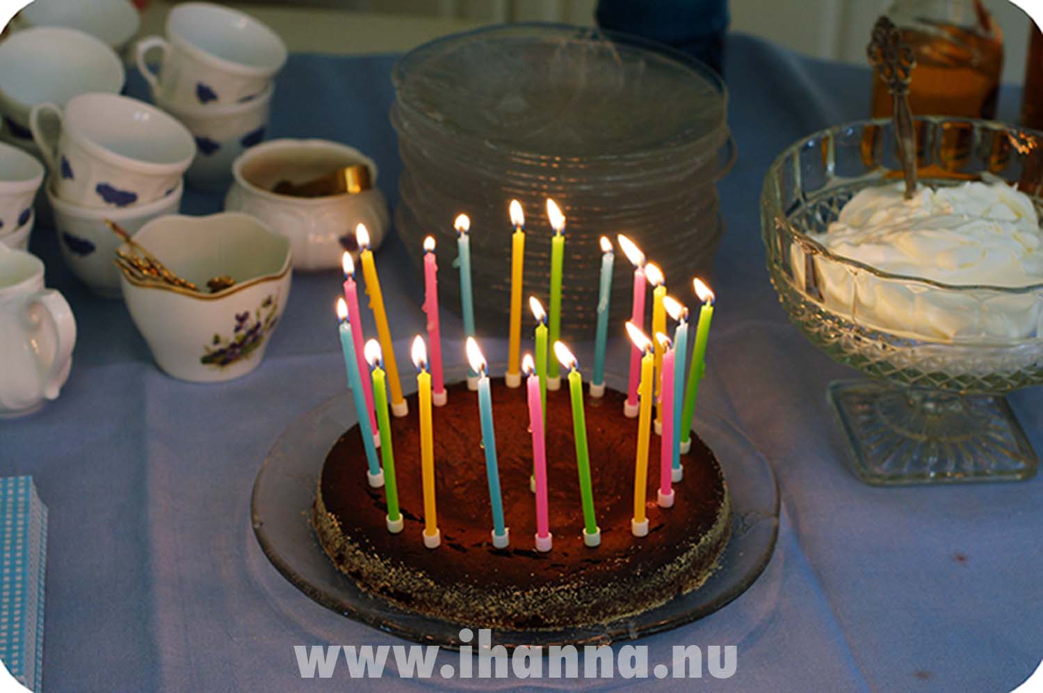 My brothers 20th birthday cake made by me (Photo copyright Hanna Andersson)