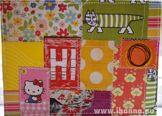 DIY Postcard Pop Art Collage - Hello Hi Kitty by iHanna (Copyright Hanna Andersson)