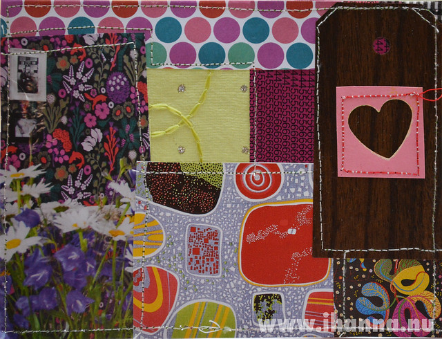 DIY Postcard Pop Art Collage - Friendship Heart by iHanna (Copyright Hanna Andersson)