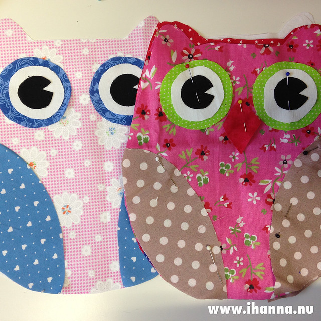 Cute owls WIP (mom's making) - photo by iHanna (Photo copyright Hanna Andersson)