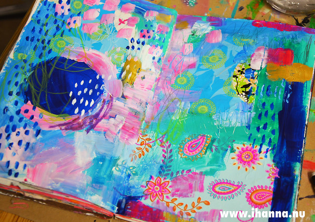 Art Journal spread by iHanna (copyright Hanna Andersson)