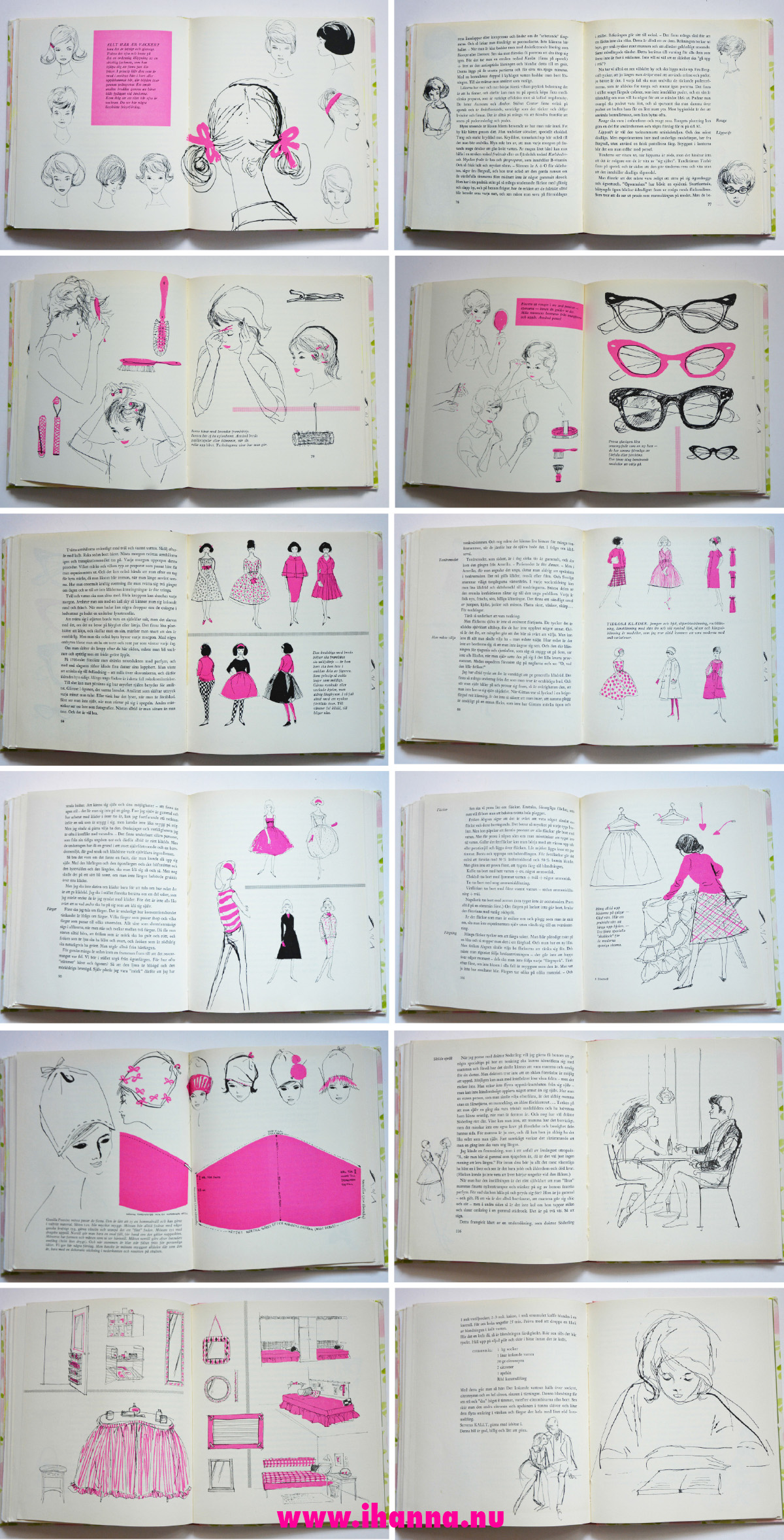 Examples of the cute illustrations in Kerstin Thorvall's book The book for you (Boken till dig) #sweden