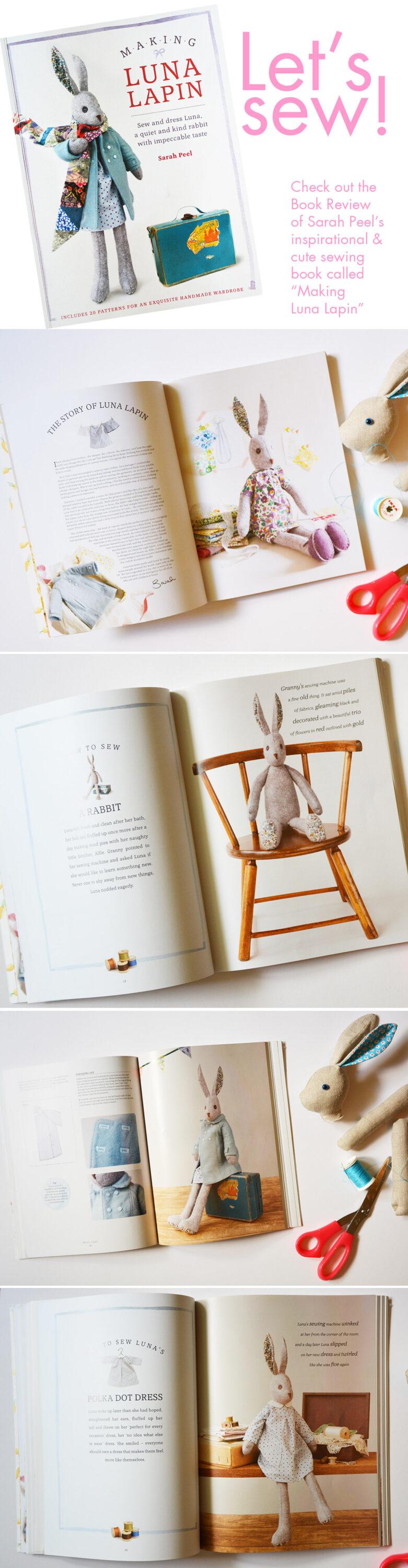 Making Luna Lapin - a craft book by Sarah Peel