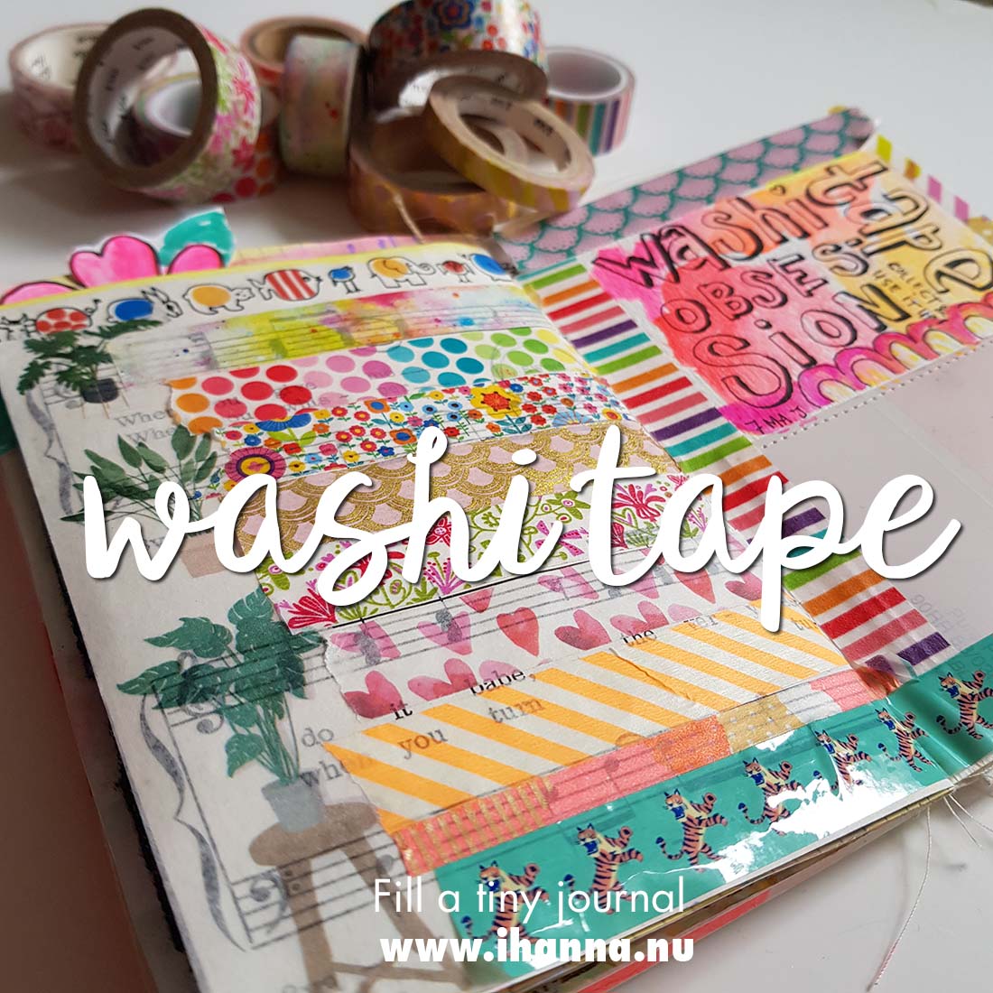 Fill a tiny journal: Washi Tape Love - iHannas Blog