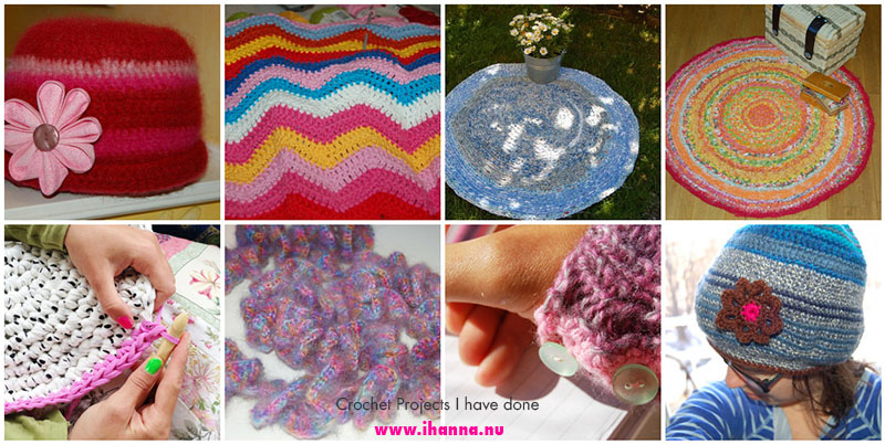 Some of the MANY crochet projects I have done through the blogging years