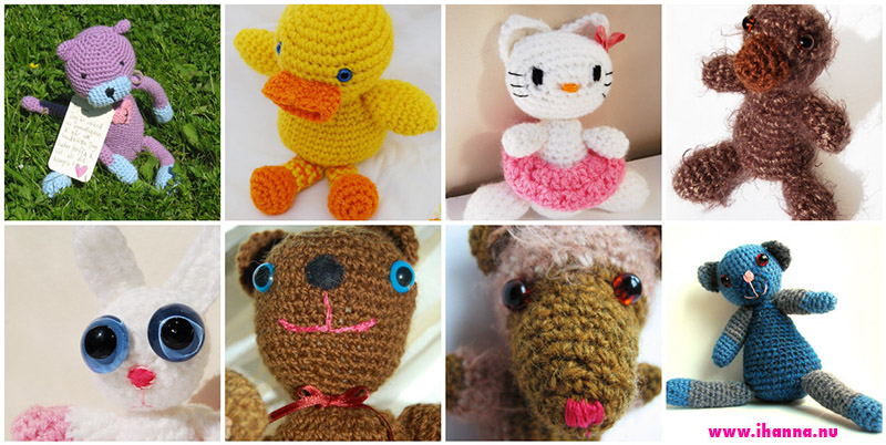 iHanna crochets amigurumi through the years retrospective