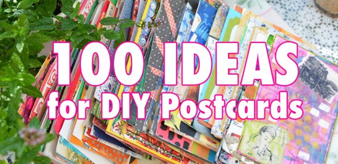 100 DIY Postcard Ideas