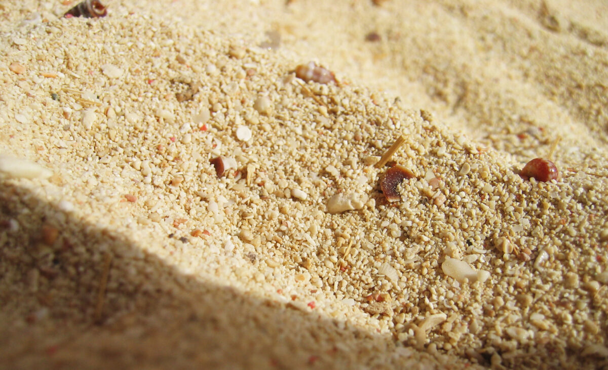 Beach sand photographed by Hanna Andersson, wordpress blog went awry