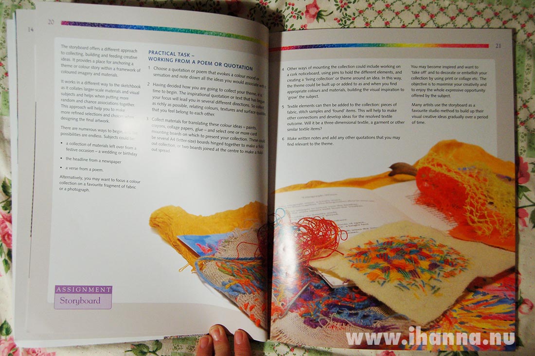 A few practical tasks from the awesome book Exploring Colour (Photo by iHanna - Hanna Andersson)