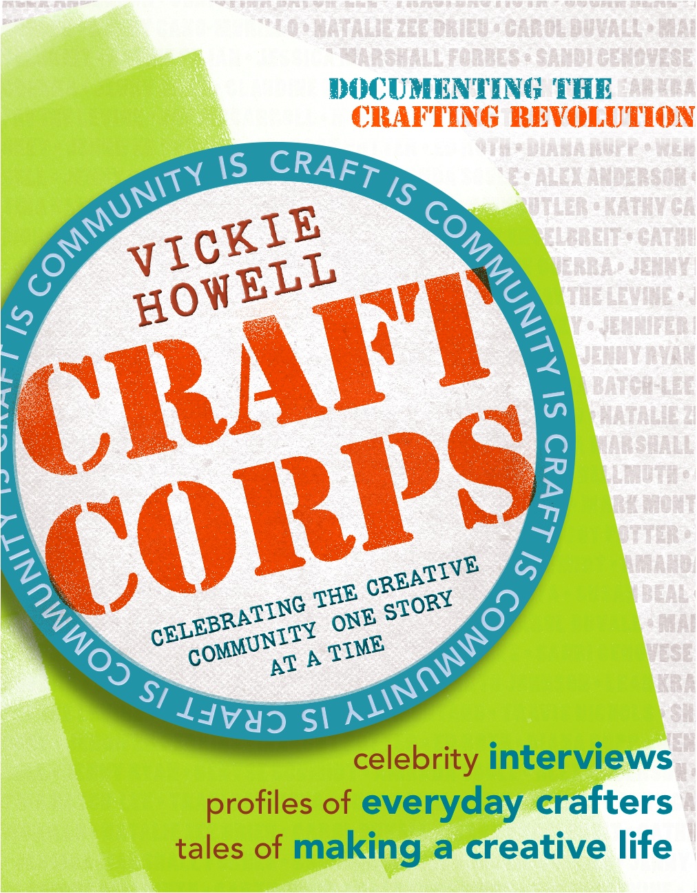 Vickie Howells Craft corps book celebrating the creative community one story at a time