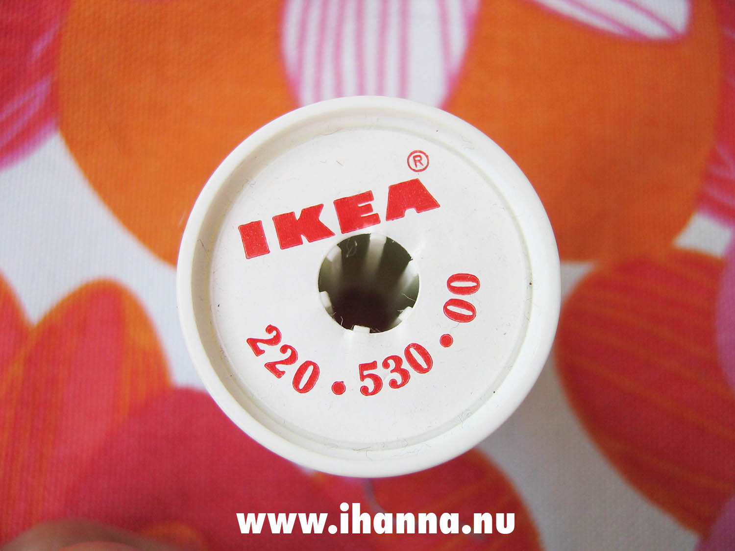 Ikea sewing thread on a spool (Photo copyright Hanna Andersson)