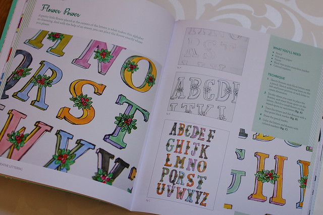 Pam style - From the book Creative Lettering by Jenny Doh