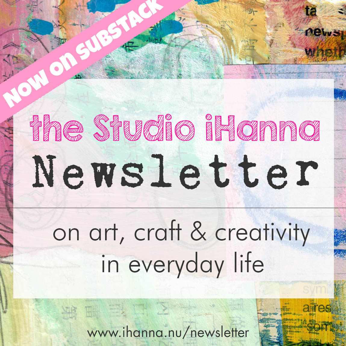 Subscribe to Studio iHanna Newsletter on Substack to get essays, news and shop updates