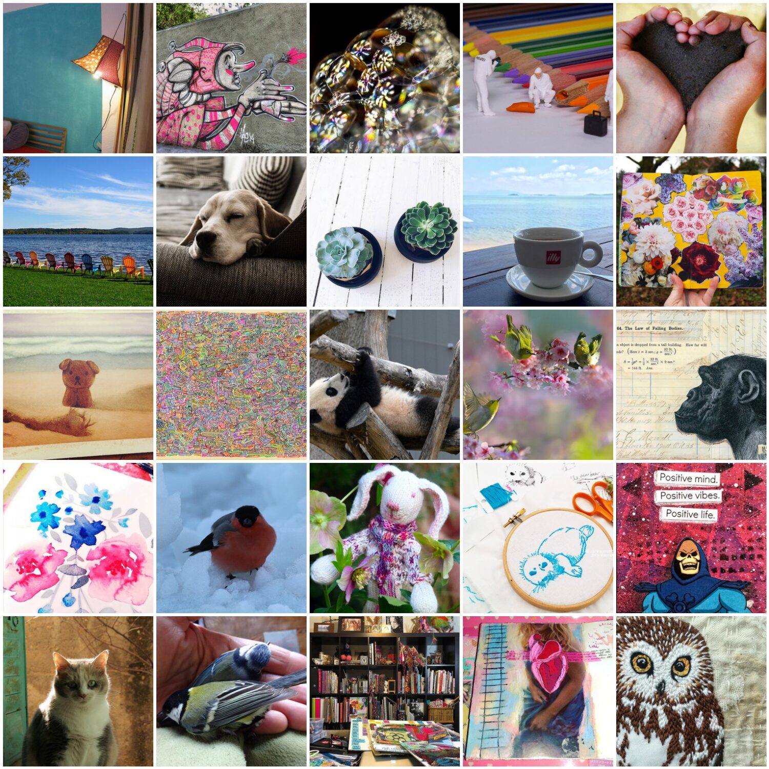 Inspiration Mosaic - March 2016 collected on Flickr by iHanna