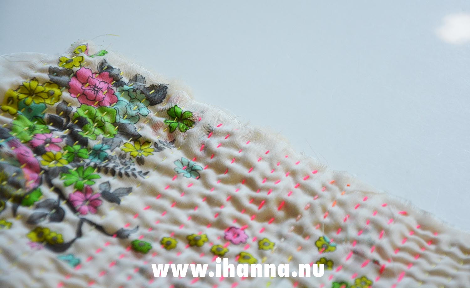 Cloth that is calming and soothingly soft to stitch (Copyright Hanna Andersson)