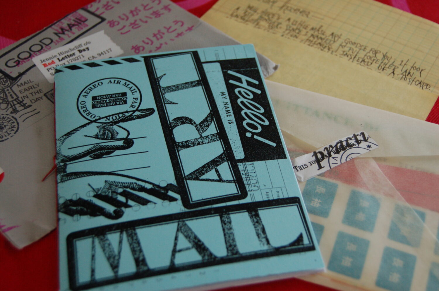 Mail Art Zine from Good Mail Day Jennie Hinchcliff (Photo Copyright Hanna Andersson)