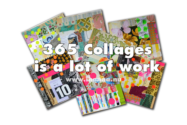 Creating 365 collages is A LOT OF WORK I tell you - all these collages made by me (Copyright Hanna Andersson) #365somethings