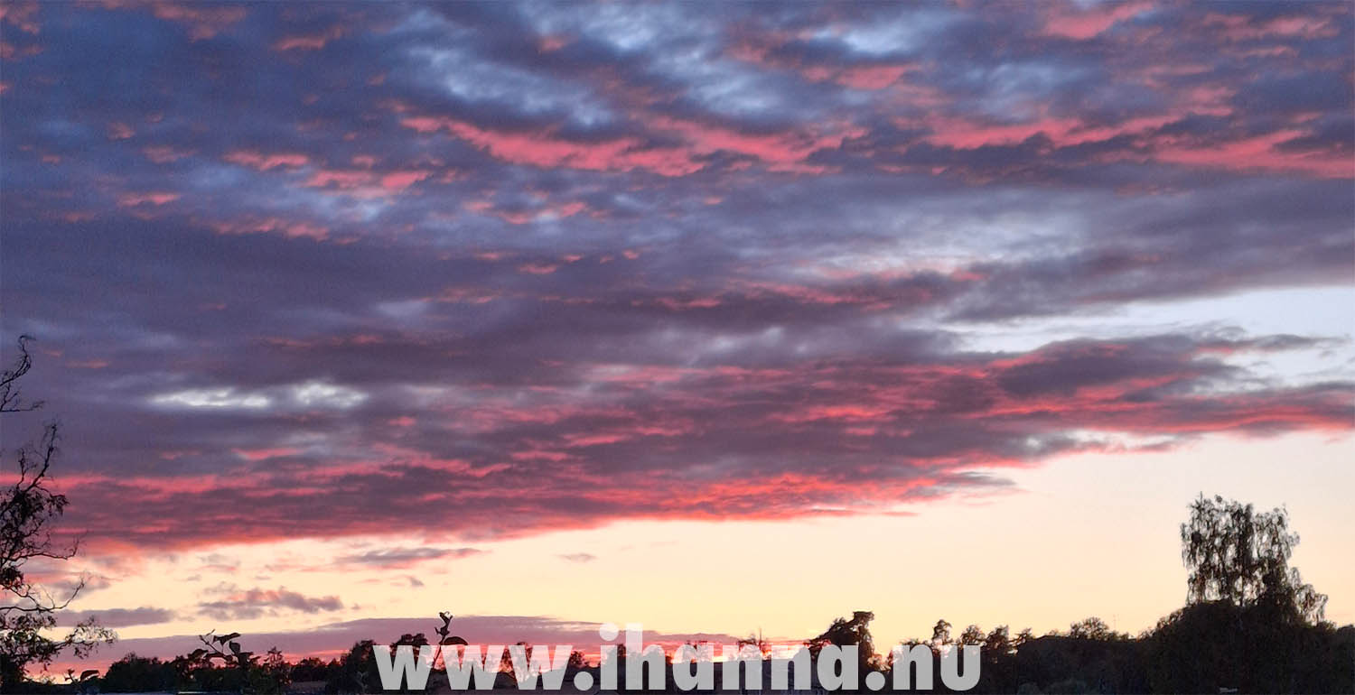 Swedish summer evening sky in July 2024 (Photo copyright Hanna Andersson) Sweden