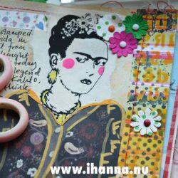 Frida Kahlo Junk Journal detail (Copyright Hanna Andersson)