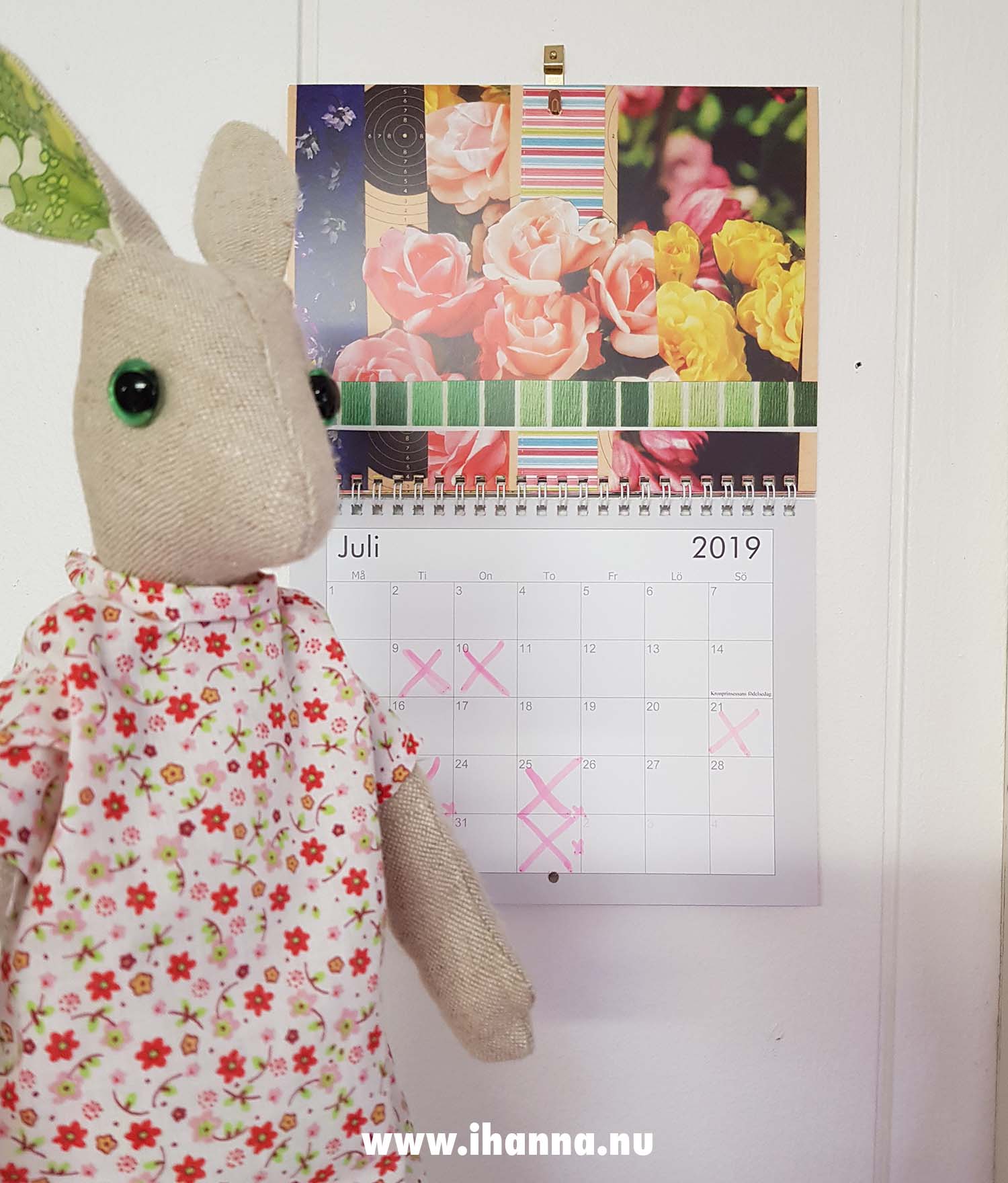 My bunny girl in newly sewed dress from the book Making Luna Lapin (Photo copyright Hanna Andersson)